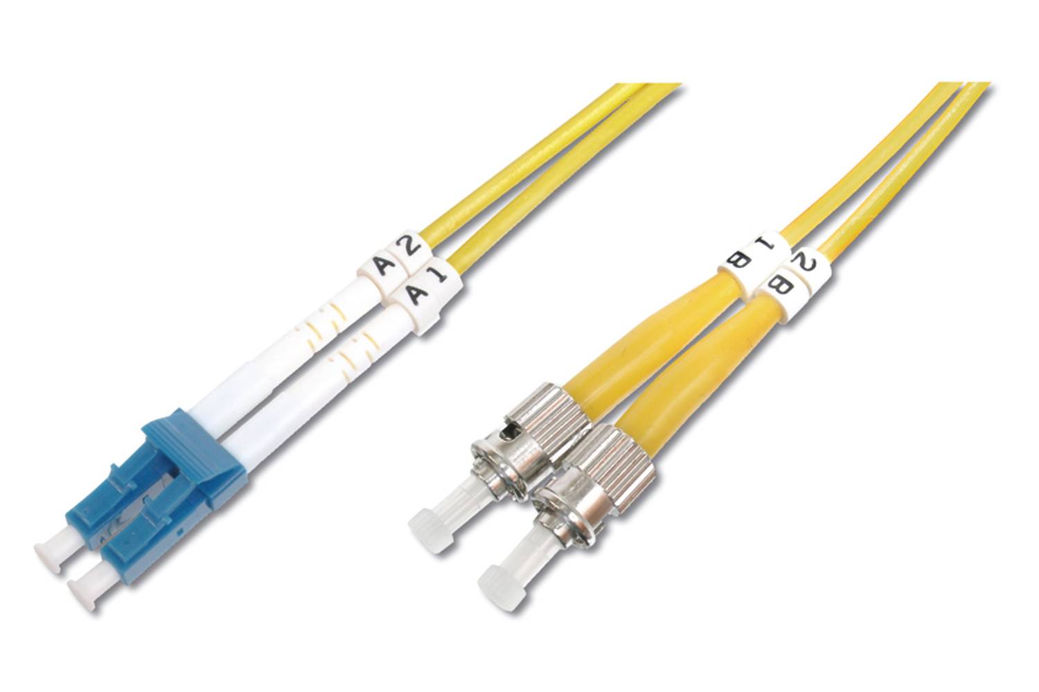 Digitus LC-ST كابلات الألياف البصرية، 3 متر، وضع فردي، مزدوج