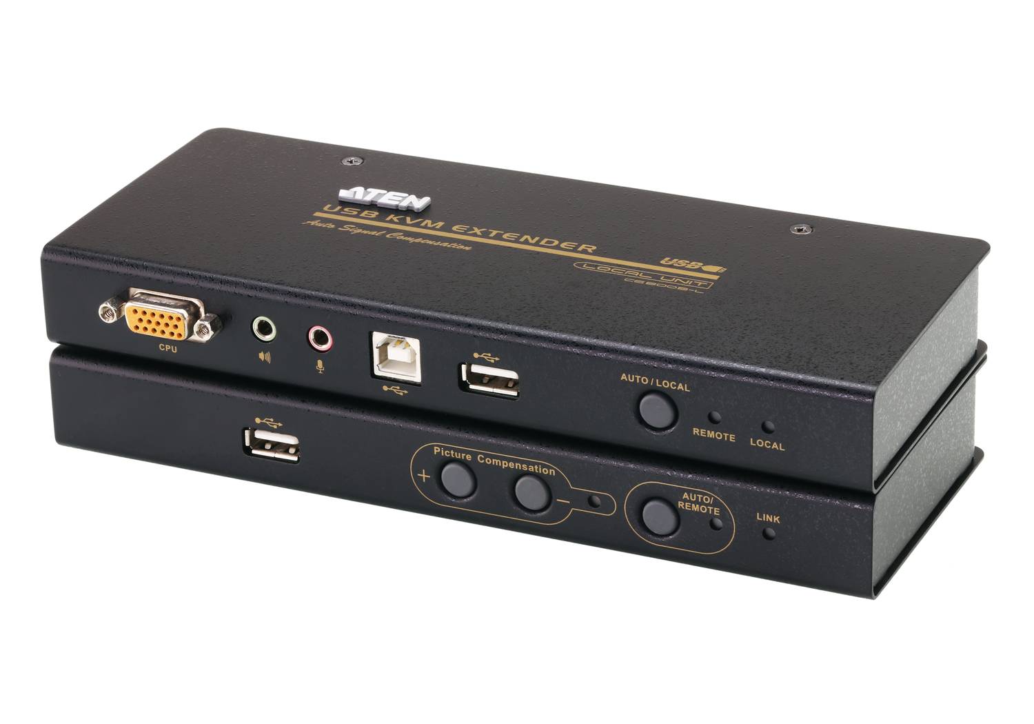 USB KVM подовжувач ATEN-CE800B для клавіатури, відеомонітора та миші, підтримка VGA, USB-порт, захист ESD 8KV/15KV, контроль на відстані 250 метрів