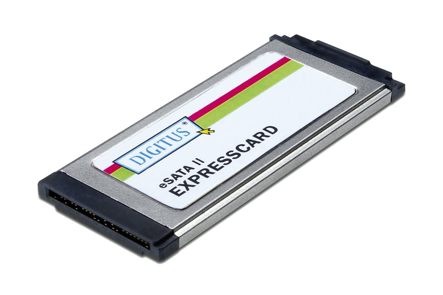 Карта расширения Digitus Serial ATA II PCMCIA, 1 x eSATA, форм-фактор 34, чипсет SiI3531, скорость передачи данных до 3.0 Гбит/с