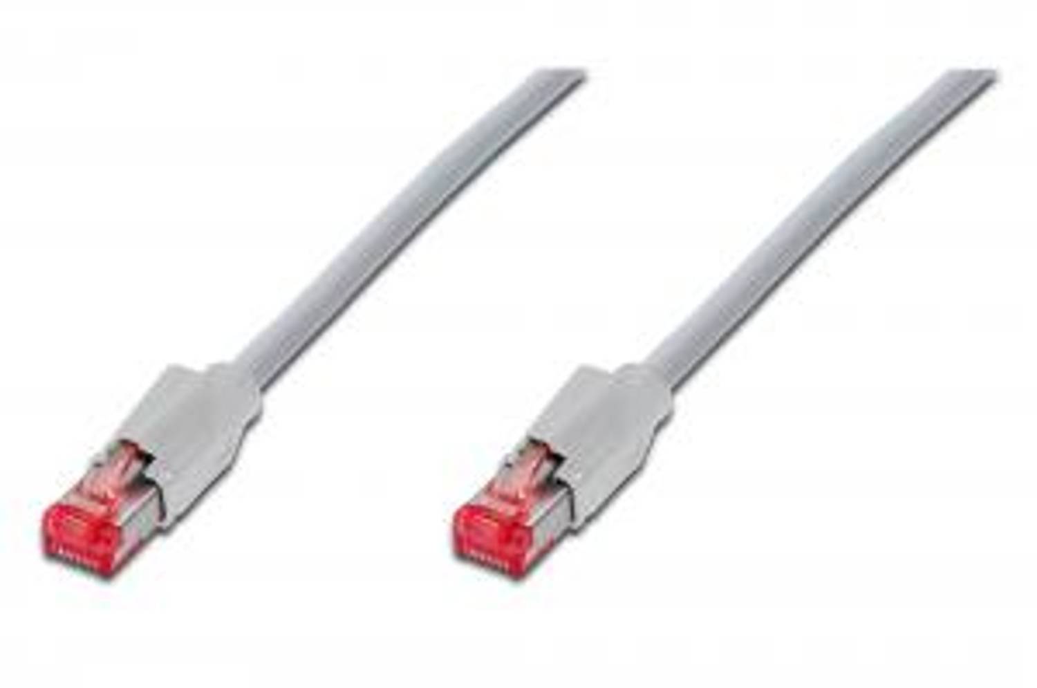 Digitus CAT 6A S-FTP/PIMF Patch Cable 1 Meter LSOH Gray AWG 27/7 Draka UC 900 SS FRNC Hirose TM21