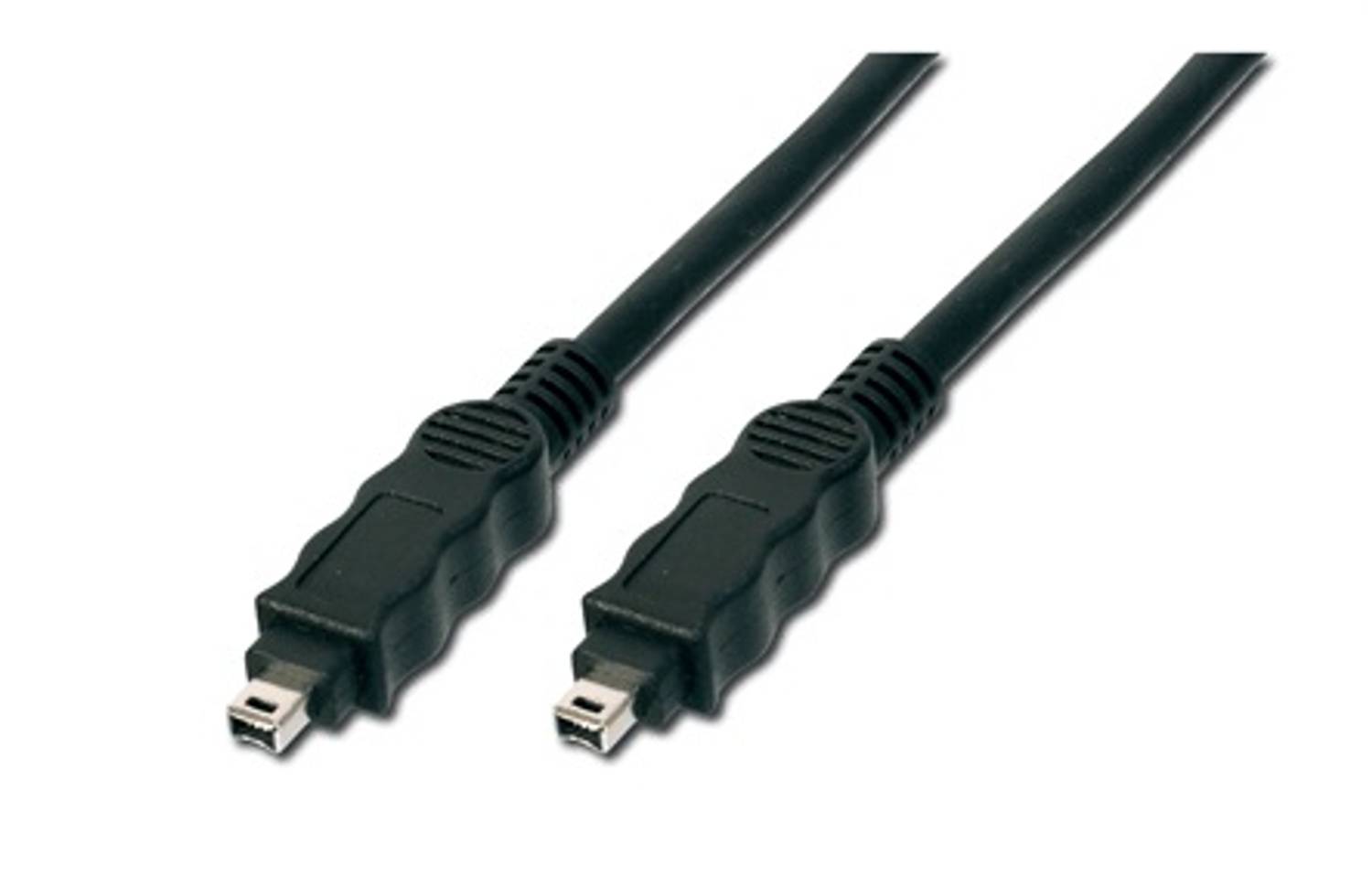 Firewire 400 (IEEE 1394) Kablo, 4 pin erkek / 4 pin erkek, 1.80 m