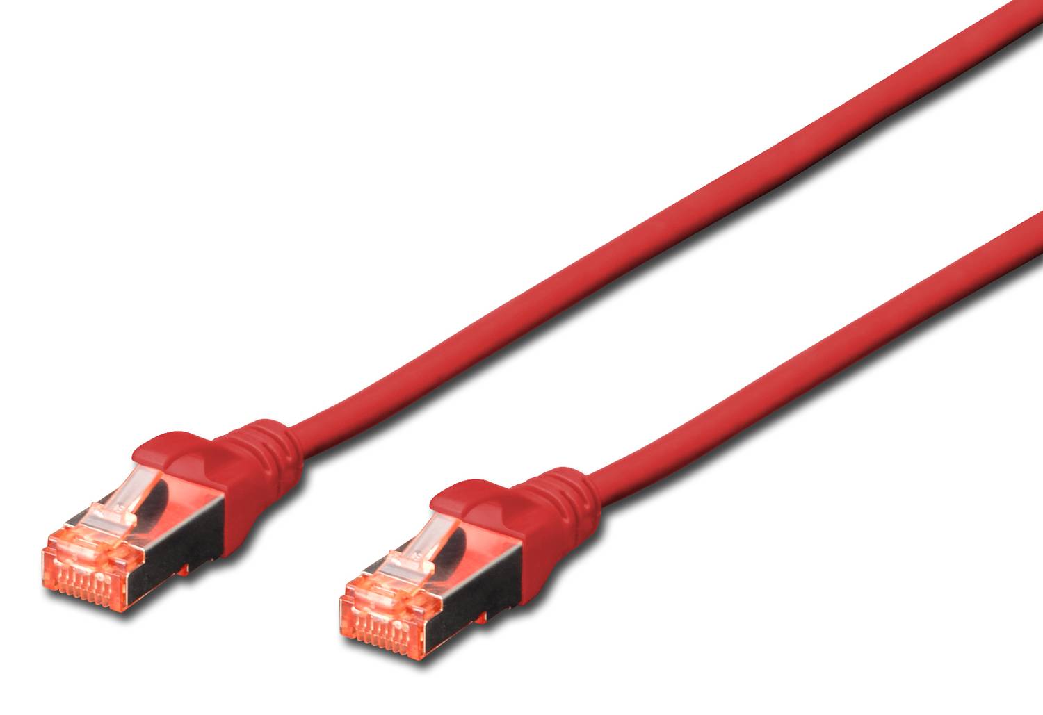 Патч-кабель Digitus Cat.6, S-FTP, безгалогенно, AWG 27/7, довжина 10 метрів, червоного кольору