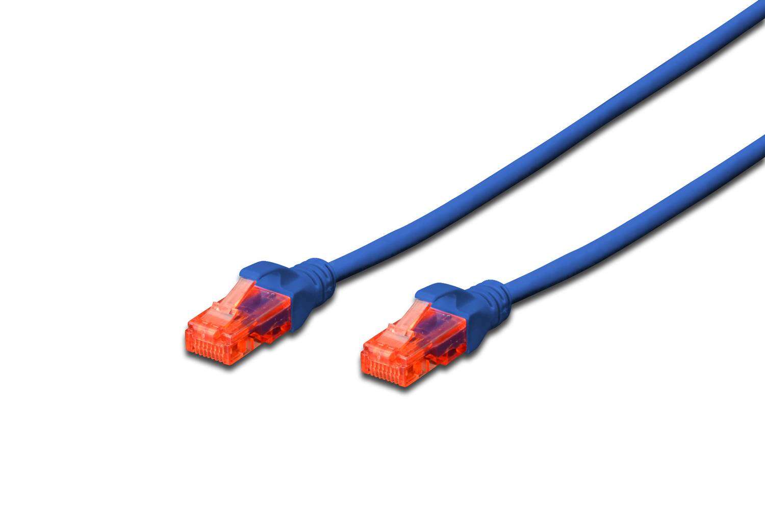 كابل بيك CAT. 6، U/UTP، 0.25 متر، AWG 26، لون أزرق، LSZH