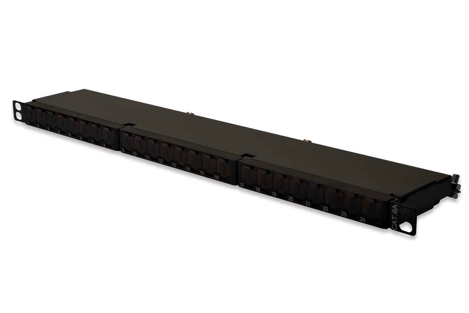 Digitus 24 port CAT. 6A (Category 6A), Class EA Patch Panel, zırh