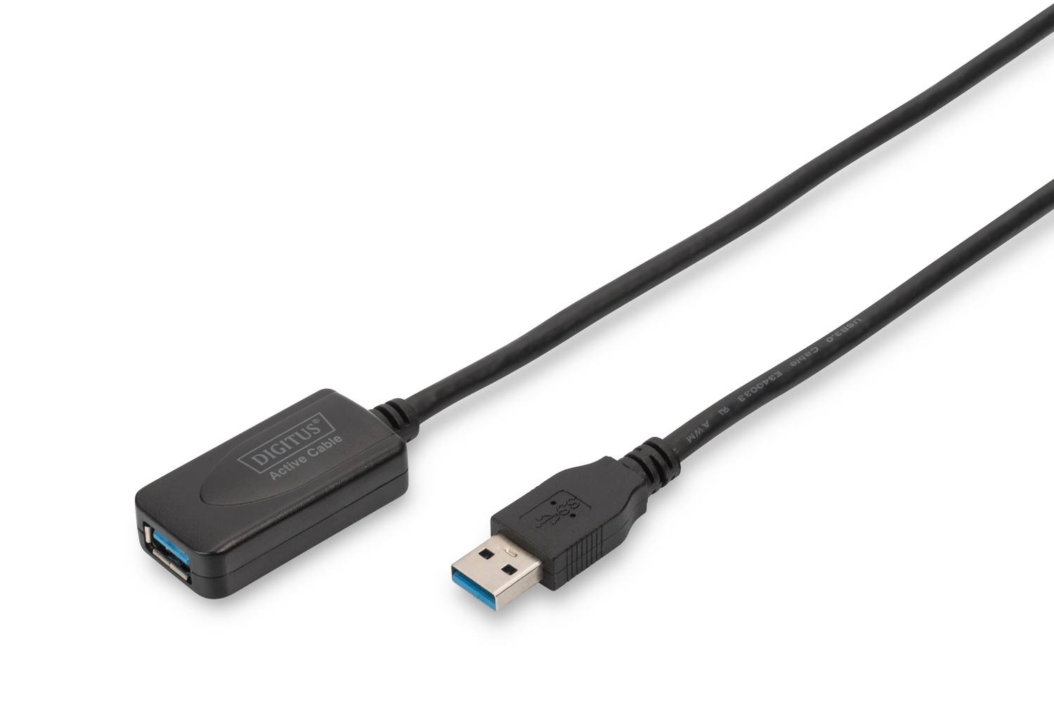 USB 3.0 Подовжувач 5 метрів, USB A чоловічий / USB A жіночий, підтримка швидкості до 5000 Мбіт/с