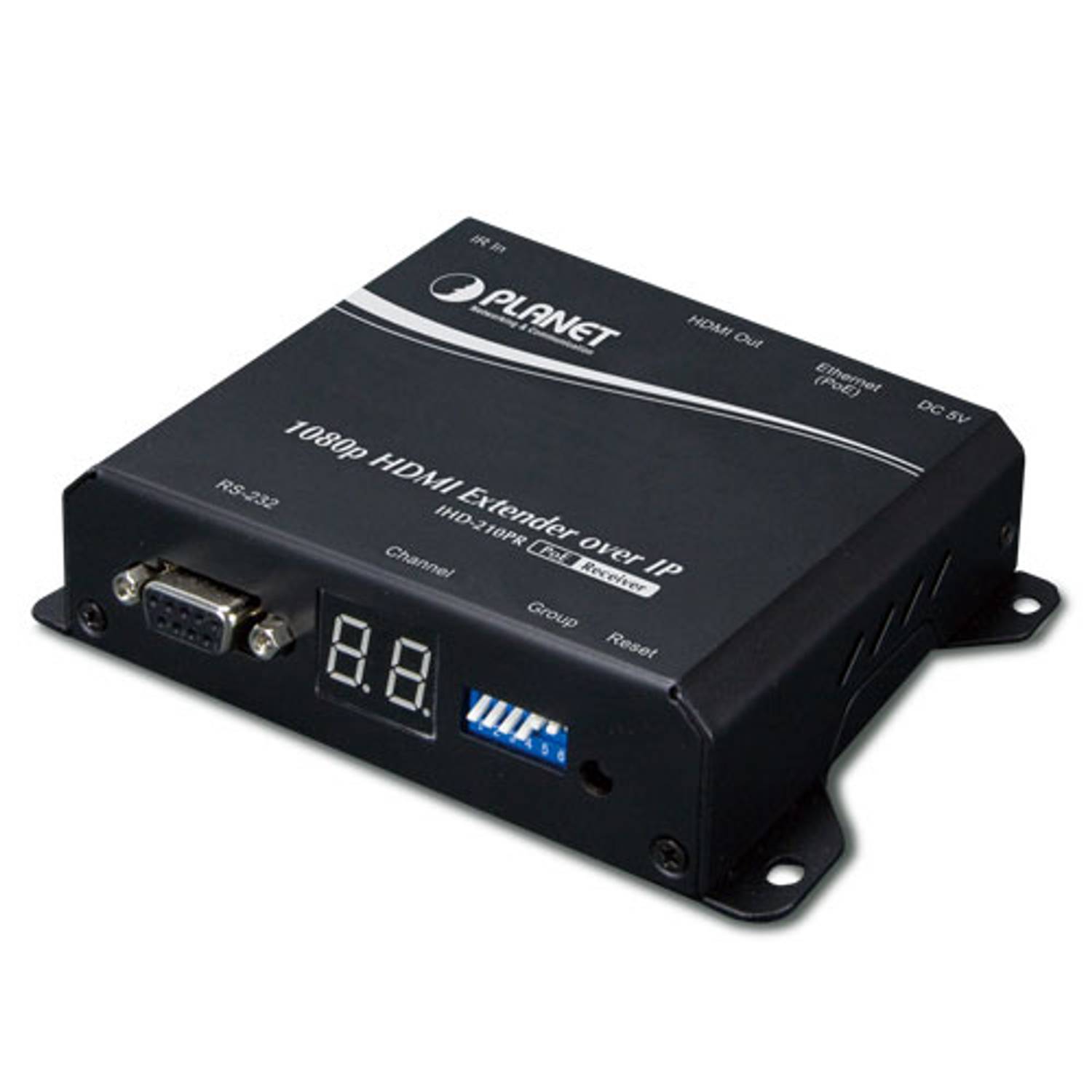 High Definition HDMI IP Sinyal Uzatma Cihazı, Alıcı Ünite, PoE&lt;br&gt;High Definition HDMI Extender Receiver over IP with PoE