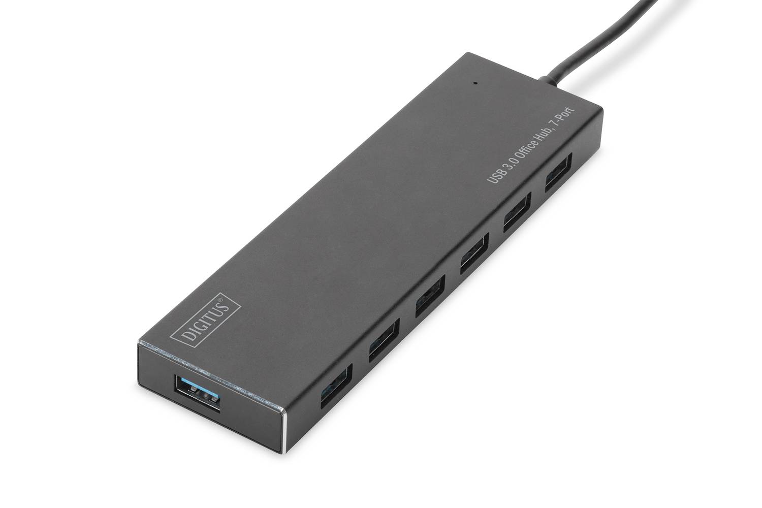 Digitus 7 Port USB 3.0 Hub, 5V/3,5A güç adaptörü dahil, alüminyum&lt;br&gt;Digitus USB 3.0 Office Hub, 7-Port