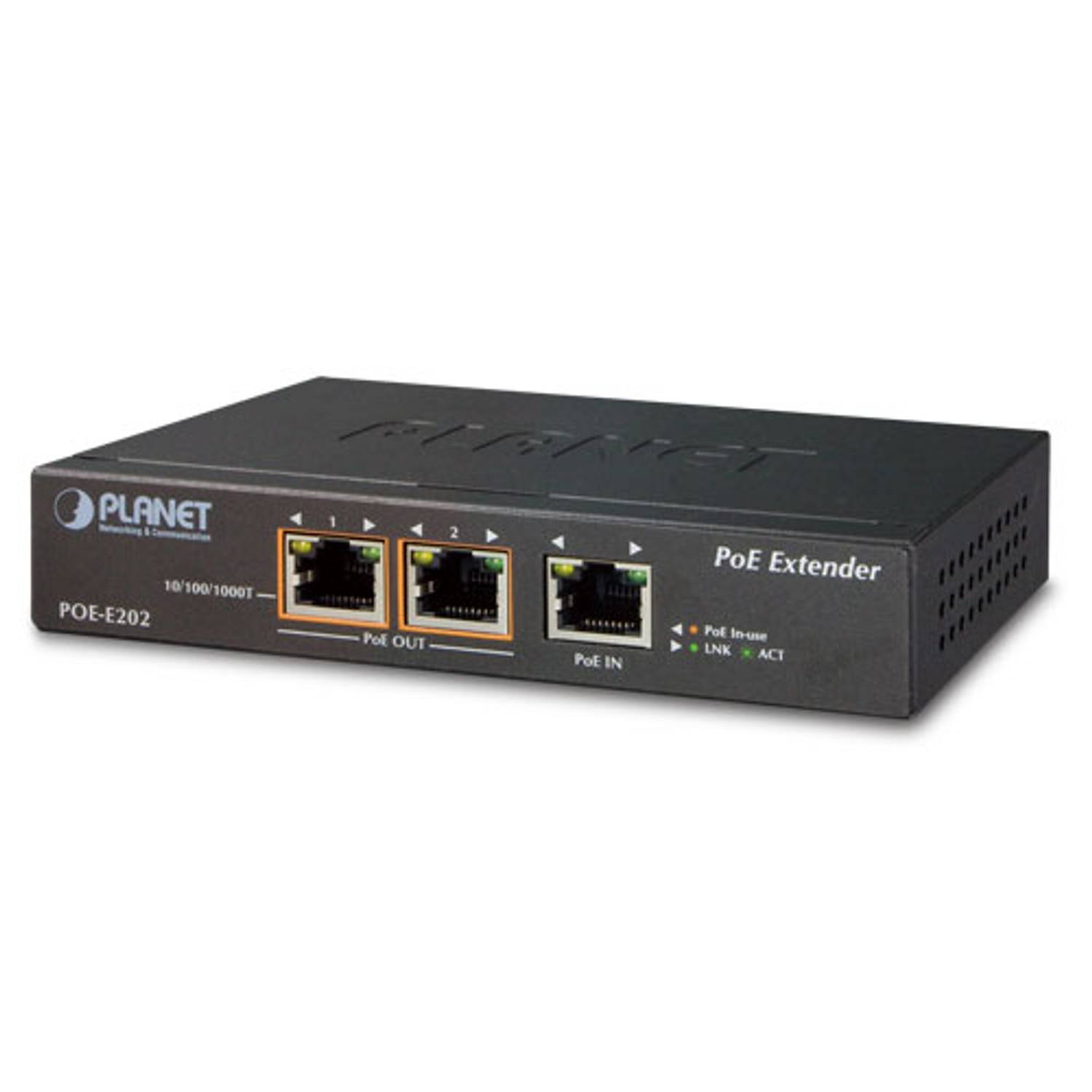 1-port 802.3at PoE+ &lt;-&gt; 2-port 802.3af/at Gigabit PoE+ Siny