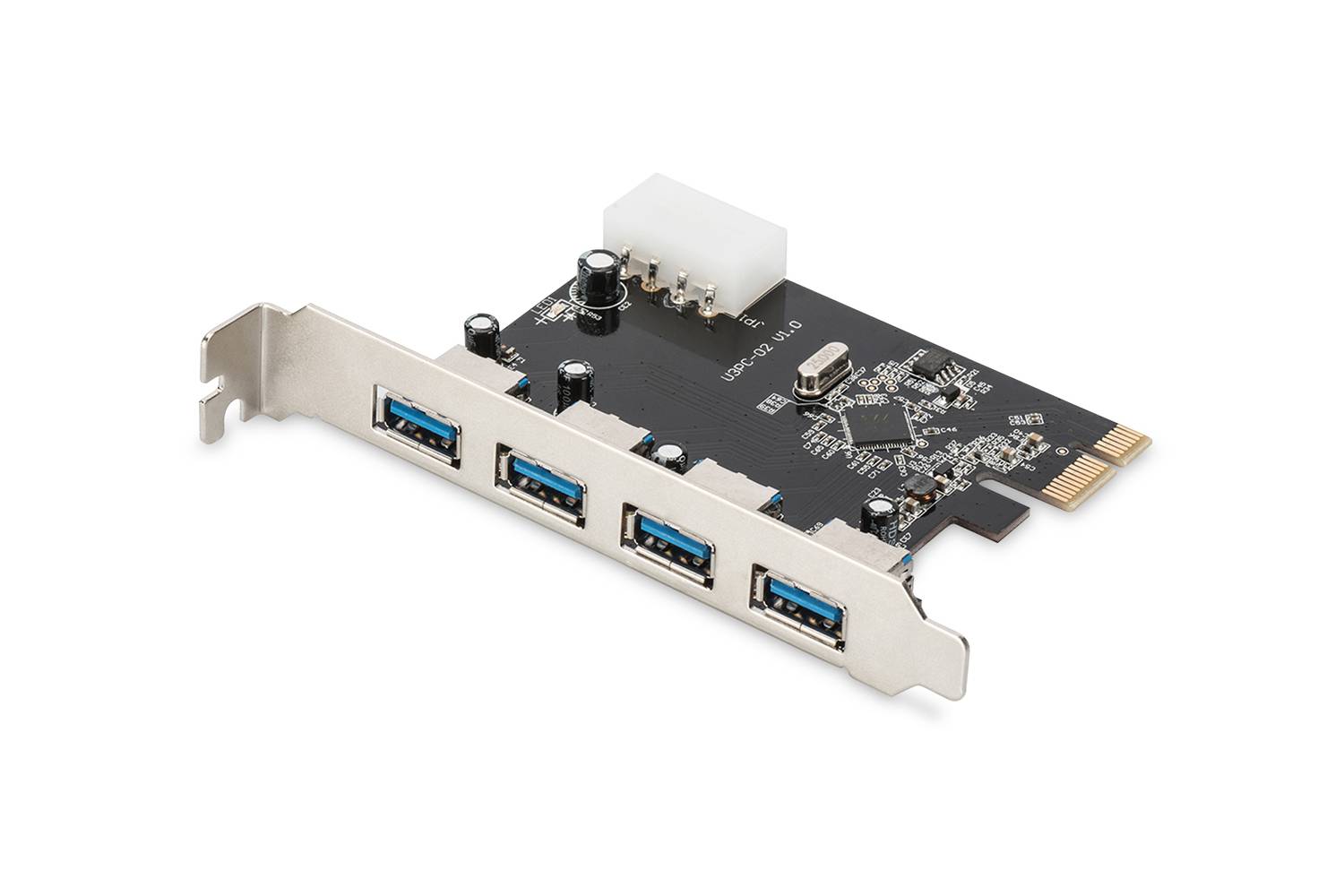 Digitus 4 Portlu PCI Express USB 3.0 Kart, VL805 çip takımı