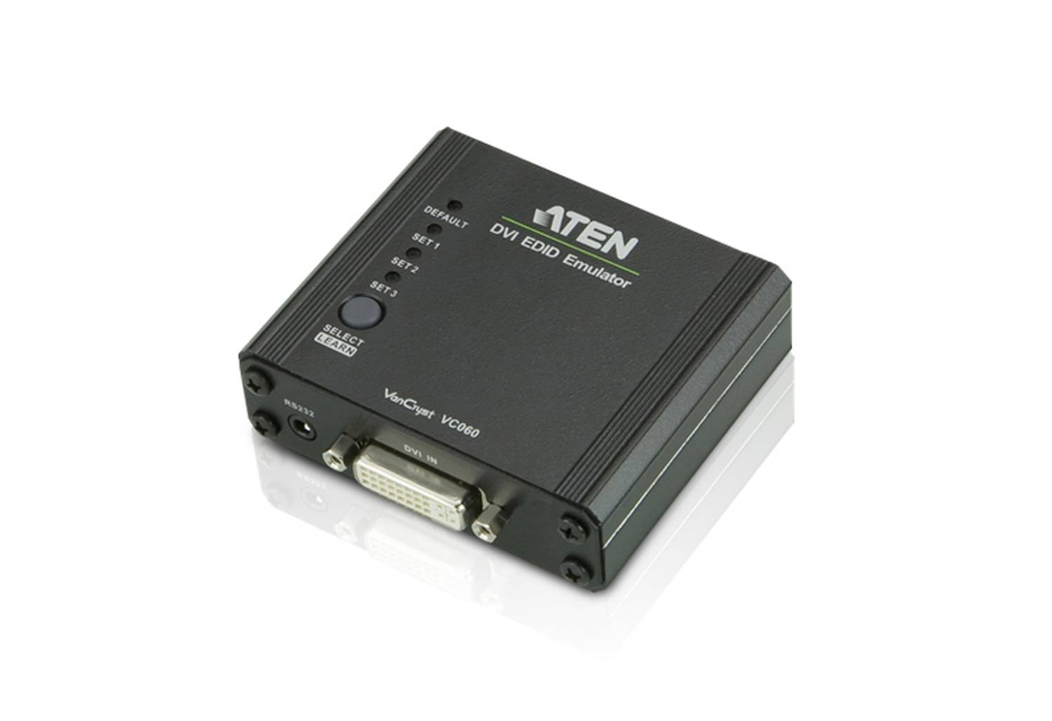 DVI EDID Emulator – Supports HDTV resolutions up to 1080p, easy EDID management, hot-plugging, and compact metal design for high-quality video signals