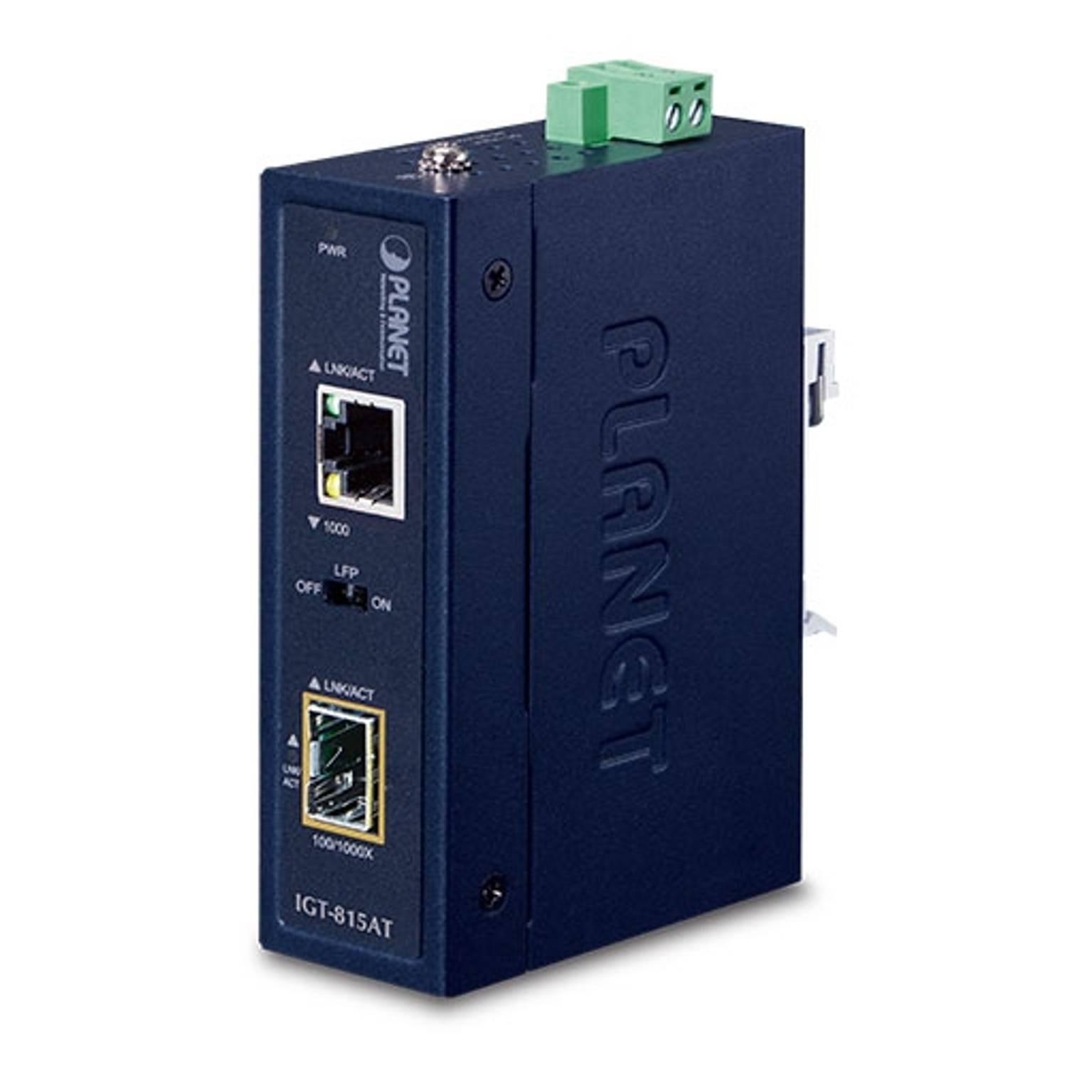 Industrial Compact Media Converter 100/1000BASE-X to 10/100/1000BASE-T for Enhanced Network Connectivity