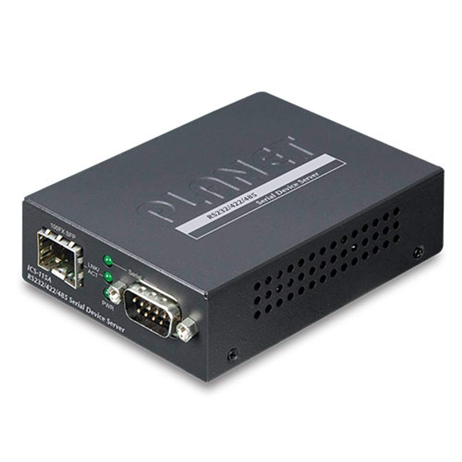 1-Port RS232/422/485 Serial Device Server with 1-Port 100BASE-FX SFP Connectivity