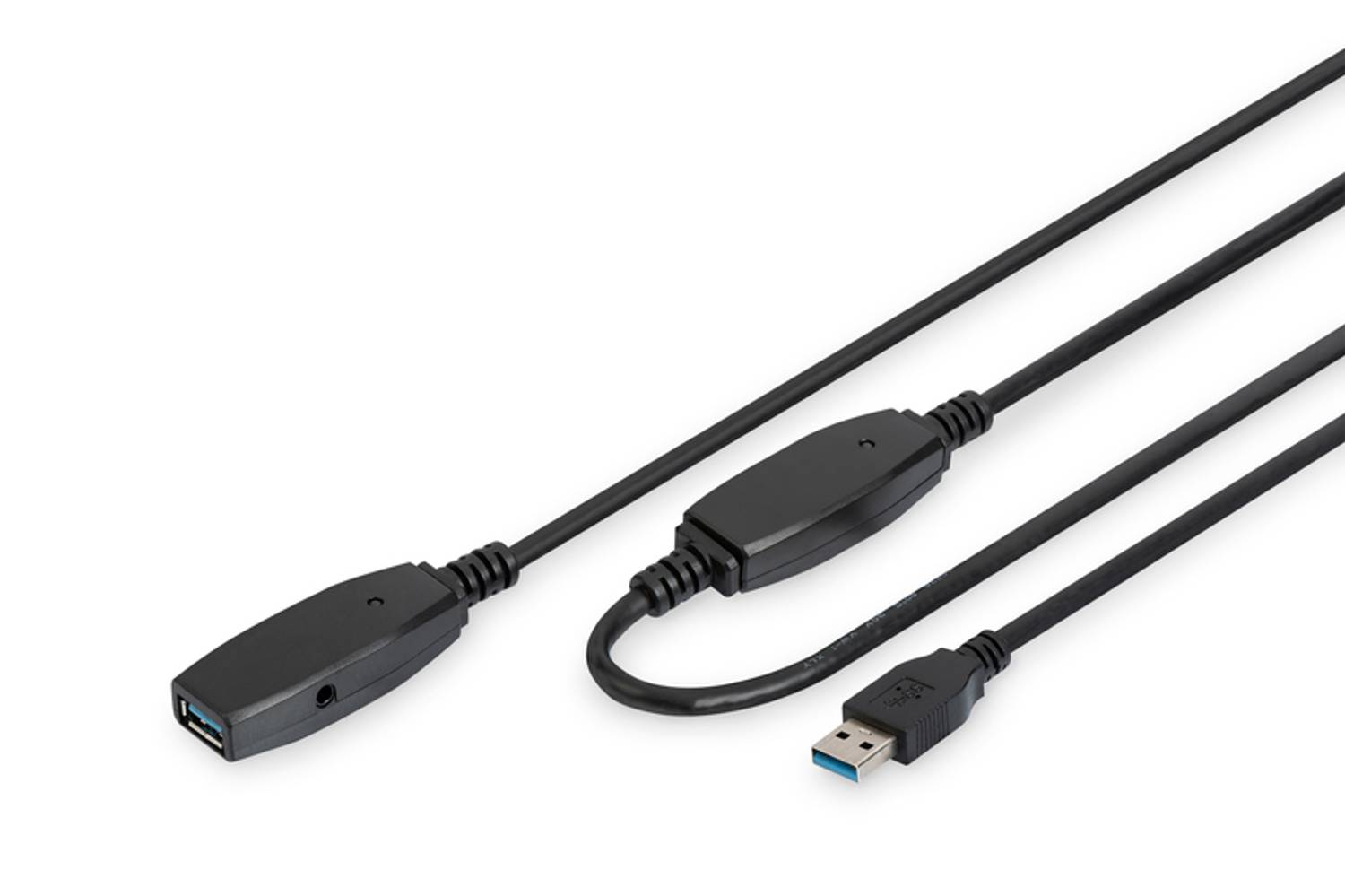 Digitus USB 3.0 Repeater / Uzatma Kablosu, 20 metre<br>Digitus Active USB 3.0 extension cable, 20 m