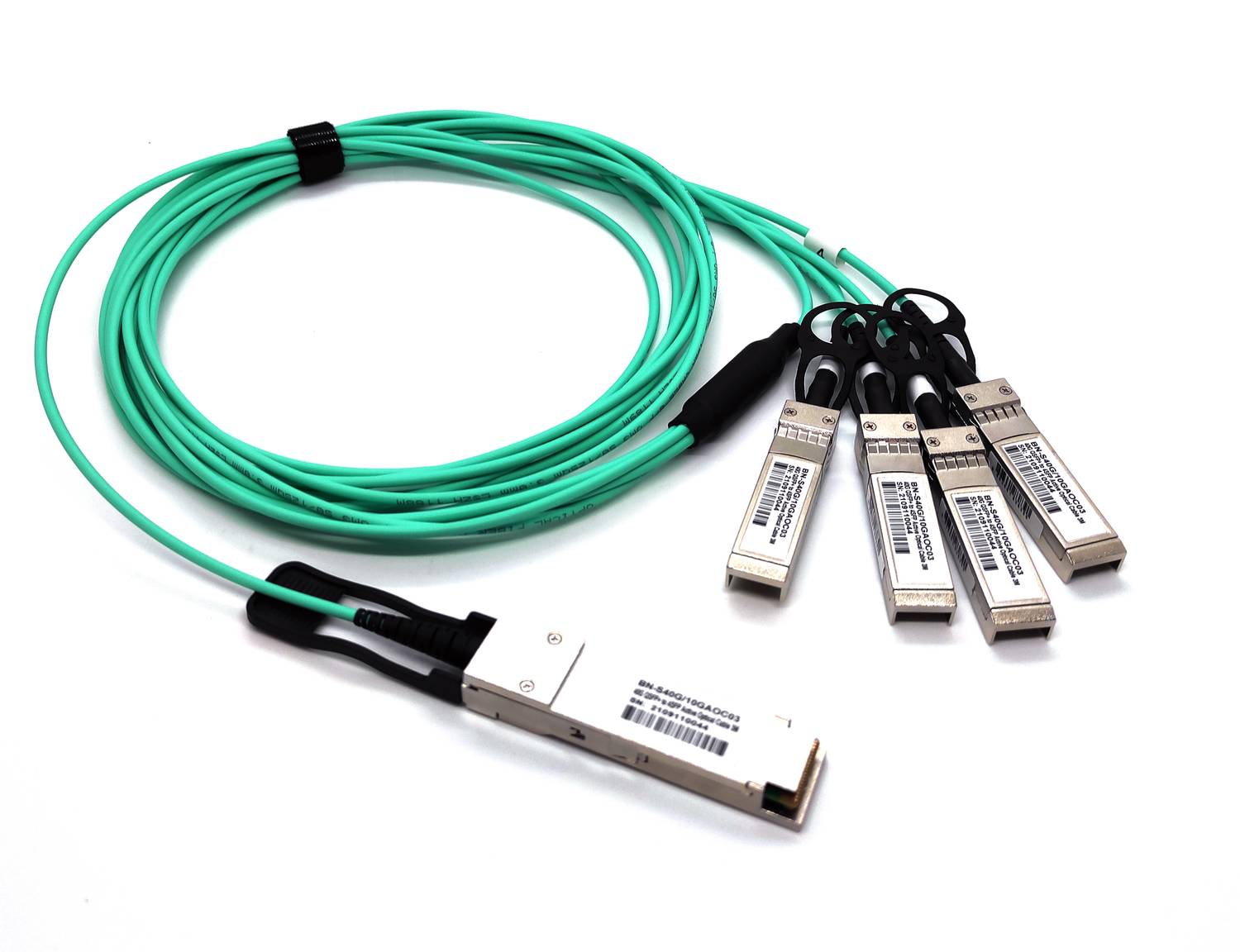 40G QSFP+  to 4x10G SFP+, AOC Cable, 3meters