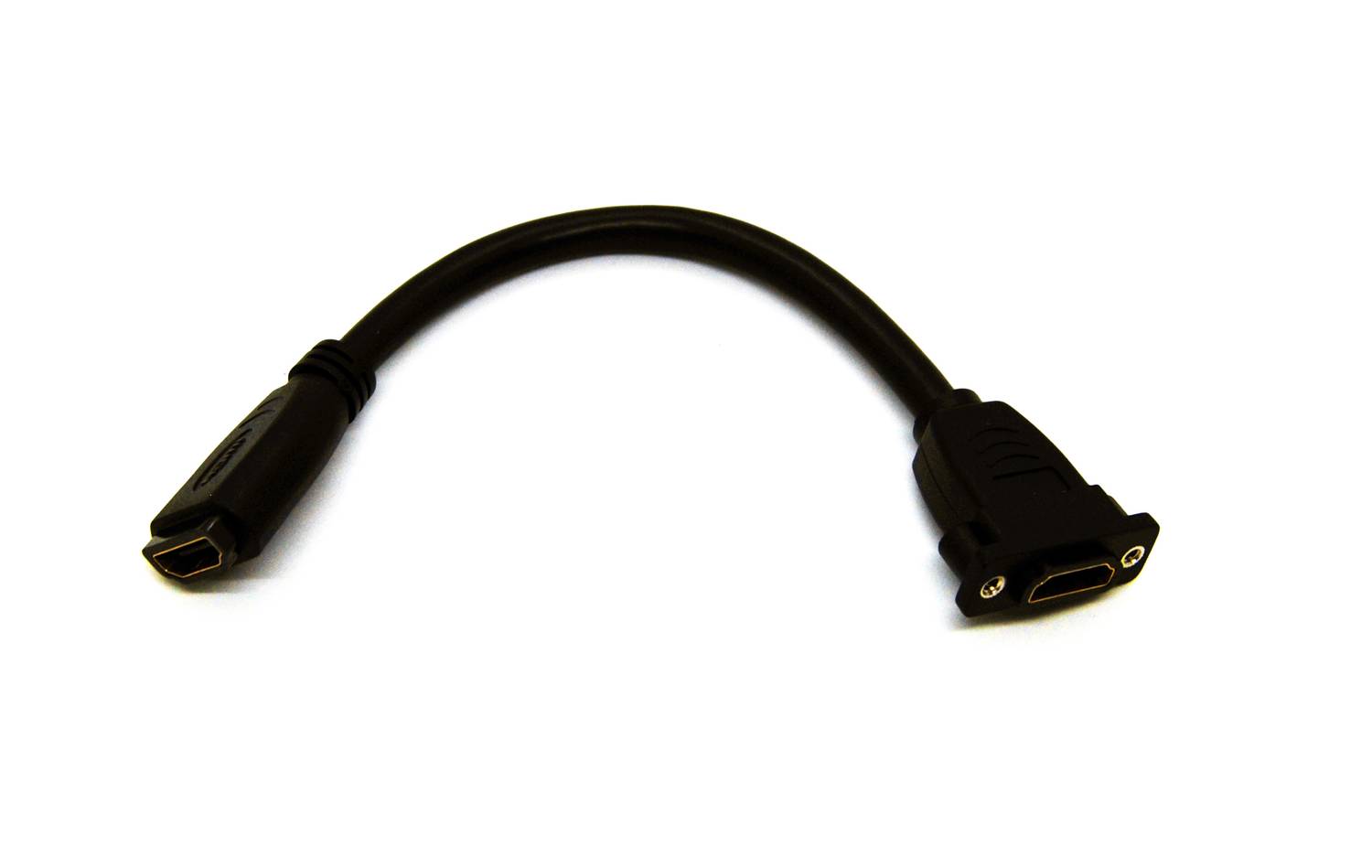 Панельный HDMI конвертер Beek, HDMI женский <-> HDMI женский, с золотым покрытием, длина 0.15 метра