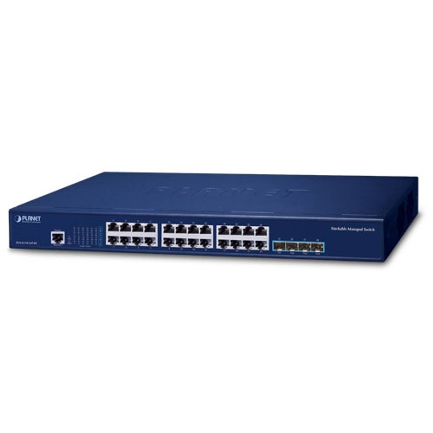 L3 Stack Edilebilir Yönetilebilir Switch (L3 Stackable Managed Switch)<br>24-Port 10/100/1000T<br>4-Port 10G SFP+