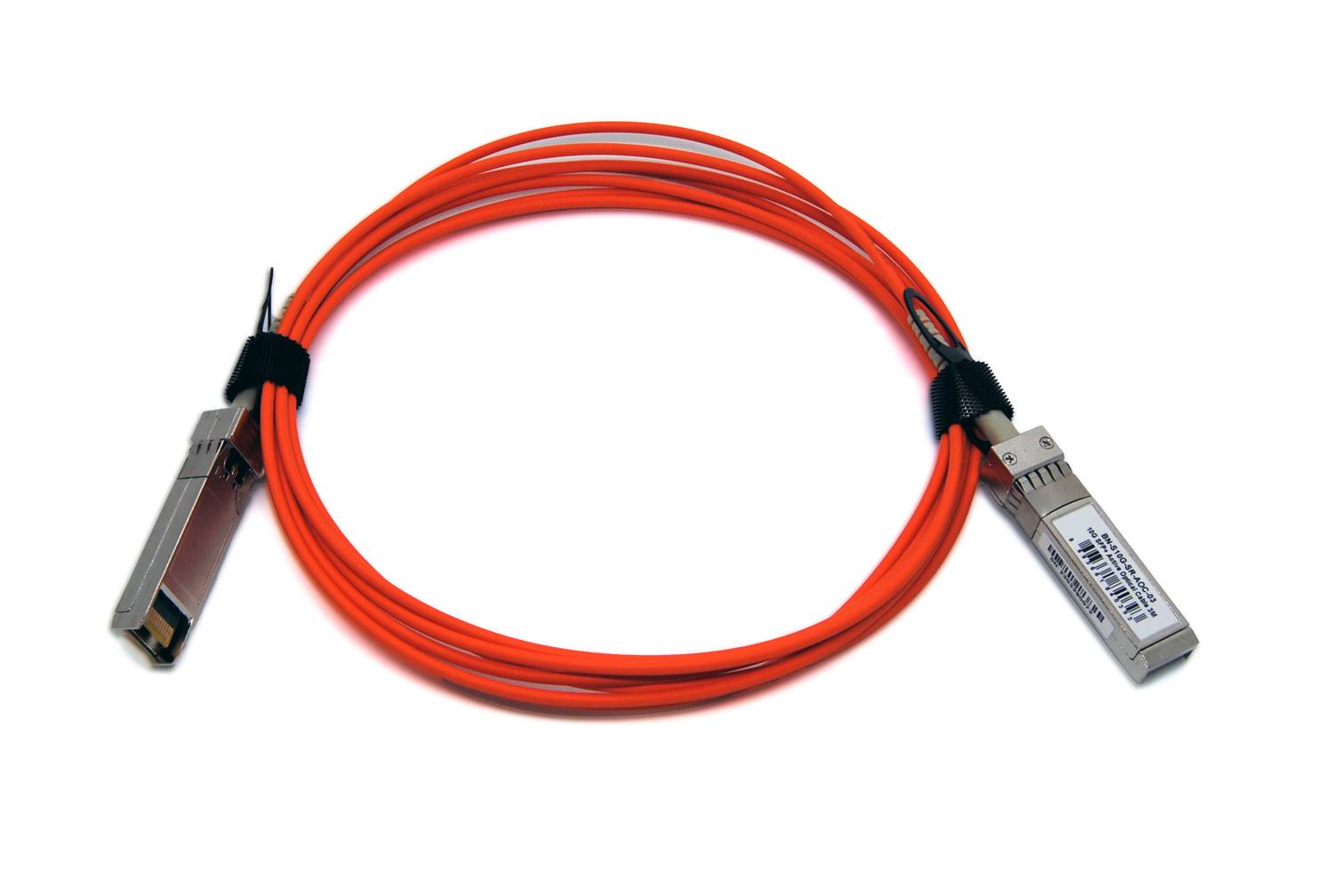 كابل بيك 10G SFP+ AOC متعدد الأوضاع بطول 3 أمتار متوافق مع سيسكو وهواوي وجونيبر