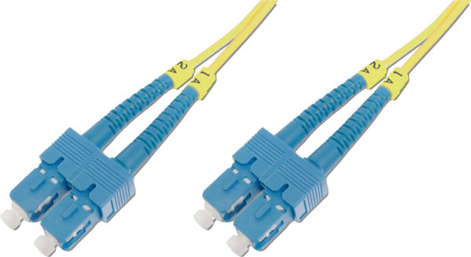 Beek SC-SC 9/125 µ Fiber Optic Patch Cable, Singlemode Duplex, 3.0mm, OS2, LSZH, 15 meters