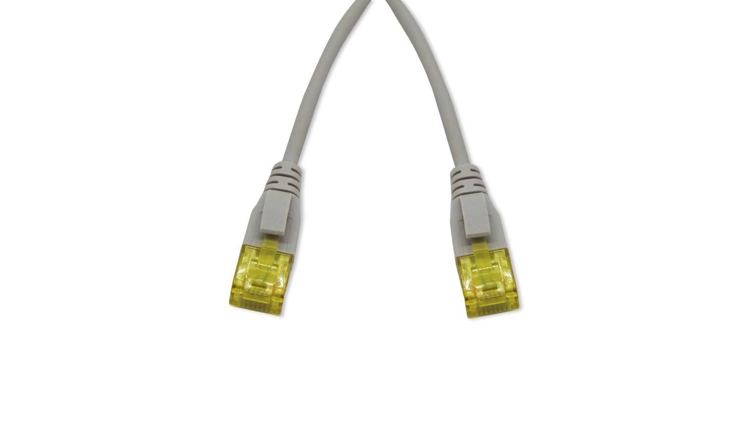 Beek CAT.6A Slim Patch Cable, U/UTP, 0.25m, AWG 28, Gray, LSZH Quality
