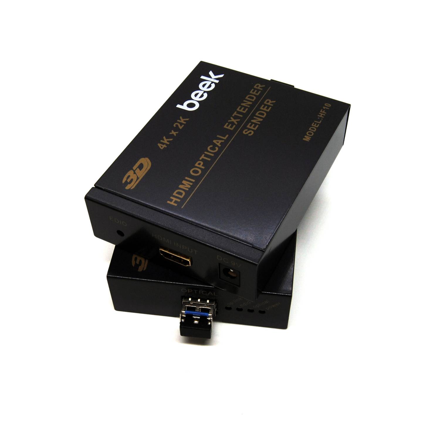 Удлинитель сигнала Beek BS-EXT-4K-10SM 4K HDMI, однорежимный, SC, LC, 10 км, 4K@30Hz, поддержка 7.1 каналов, разрешение до 4K@30Hz