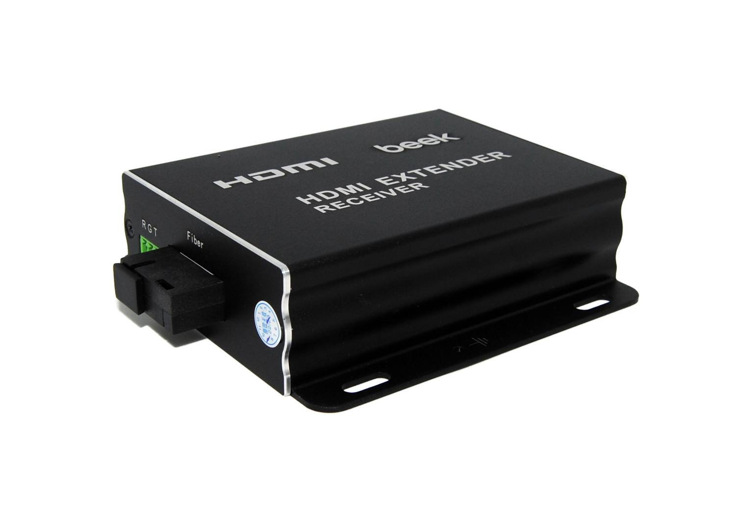 Beek IP HDMI Fiber Signal Extender, Single Mode SC, 20km Range, 1080P Resolution, Infrared Support, ESD Protection, Easy Installation