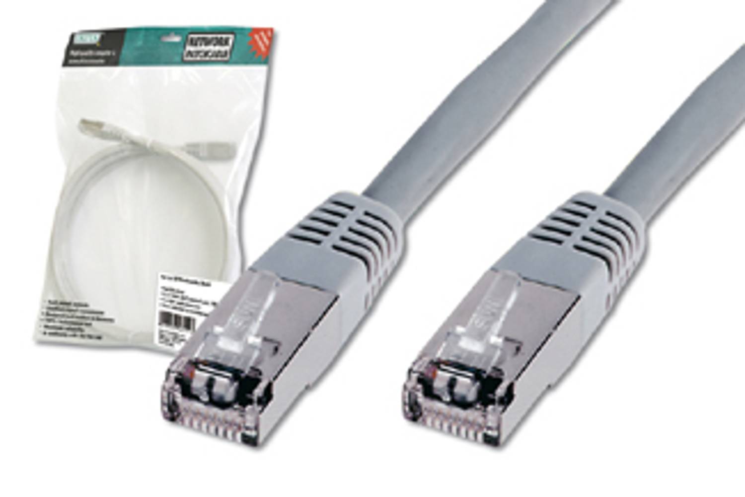 Digitus CAT. 5E SF-UTP Patch Cable, 2 meters, AWG 26, Gray Color