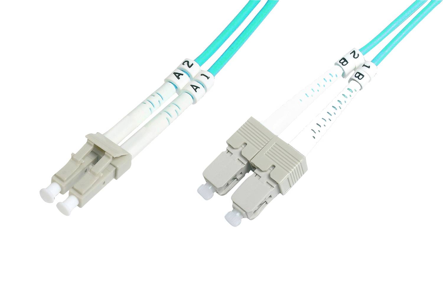 Beek LC-SC Fiber Optik Patch Kablo, 5 metre, Multimode, Duplex, 3