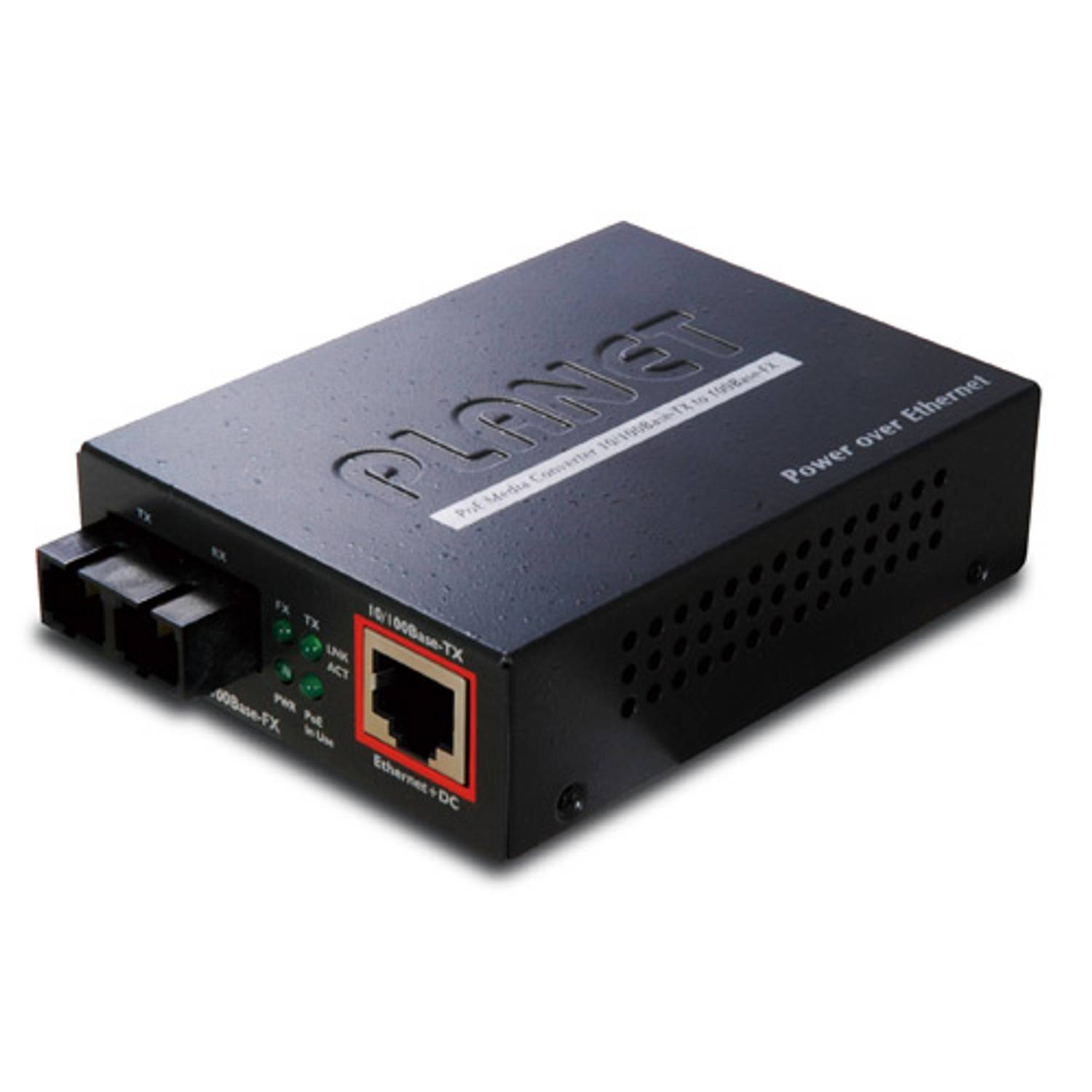 PoE Media Converterbrn100Base-FX to 10/100Base-TX (SC Multimode 2