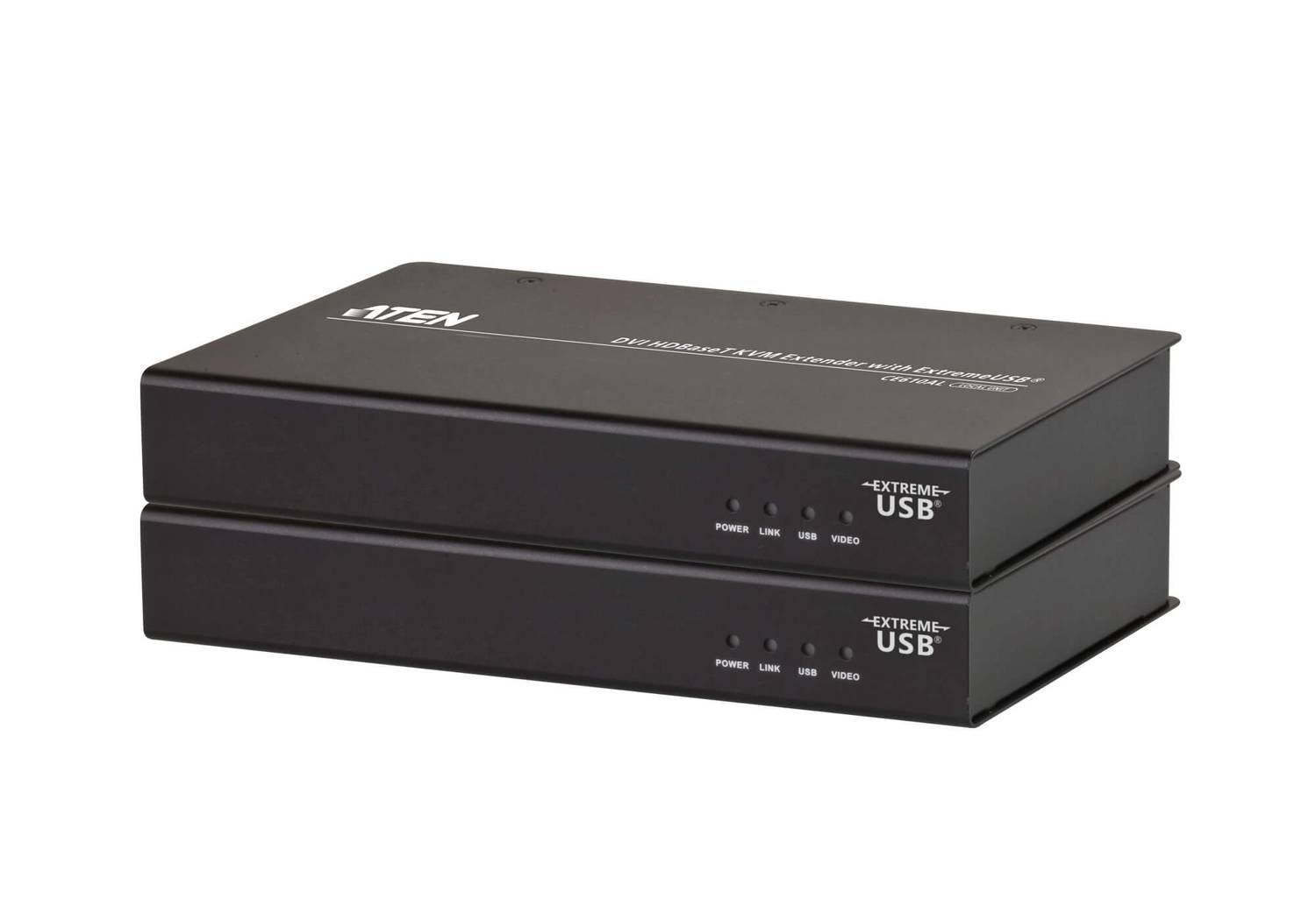 DVI HDBaseT KVM Sinyal Uzatma Cihazı, ExtremeUSB® özellikli, 100 metre&lt;br&gt;DVI HDBaseT KVM Extender with ExtremeUSB® (1920 x 1200 @ 100m)