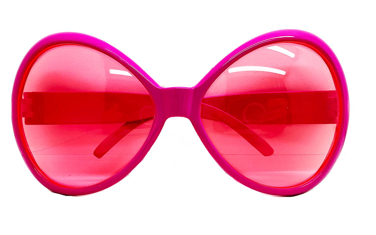 Рожеві ретро окуляри для вечірок у стилі 80-х та 90-х років