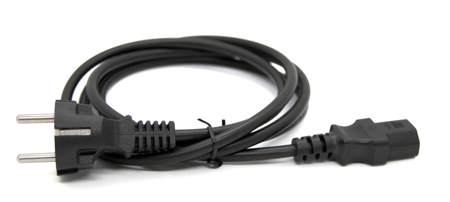 Beek Güç Kablosu, Schuko <-> C13, 1.80 metre 3*0.75MM2 H05Z1Z1-F, LSZH<br>Beek LSZH Power Cable Schuko To C13 1.8 M 3*0.75MM2 H05Z1Z1-F