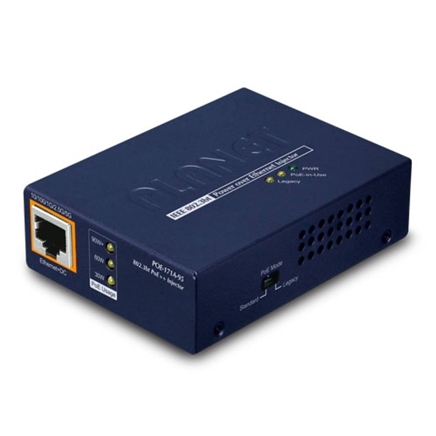 Tek Port Çoklu Gigabit 802.3bt PoE++ Injector (95 Watt)<br>Single-Port Multi-Gigabit 802.3bt PoE++ Injector (95 Watts)