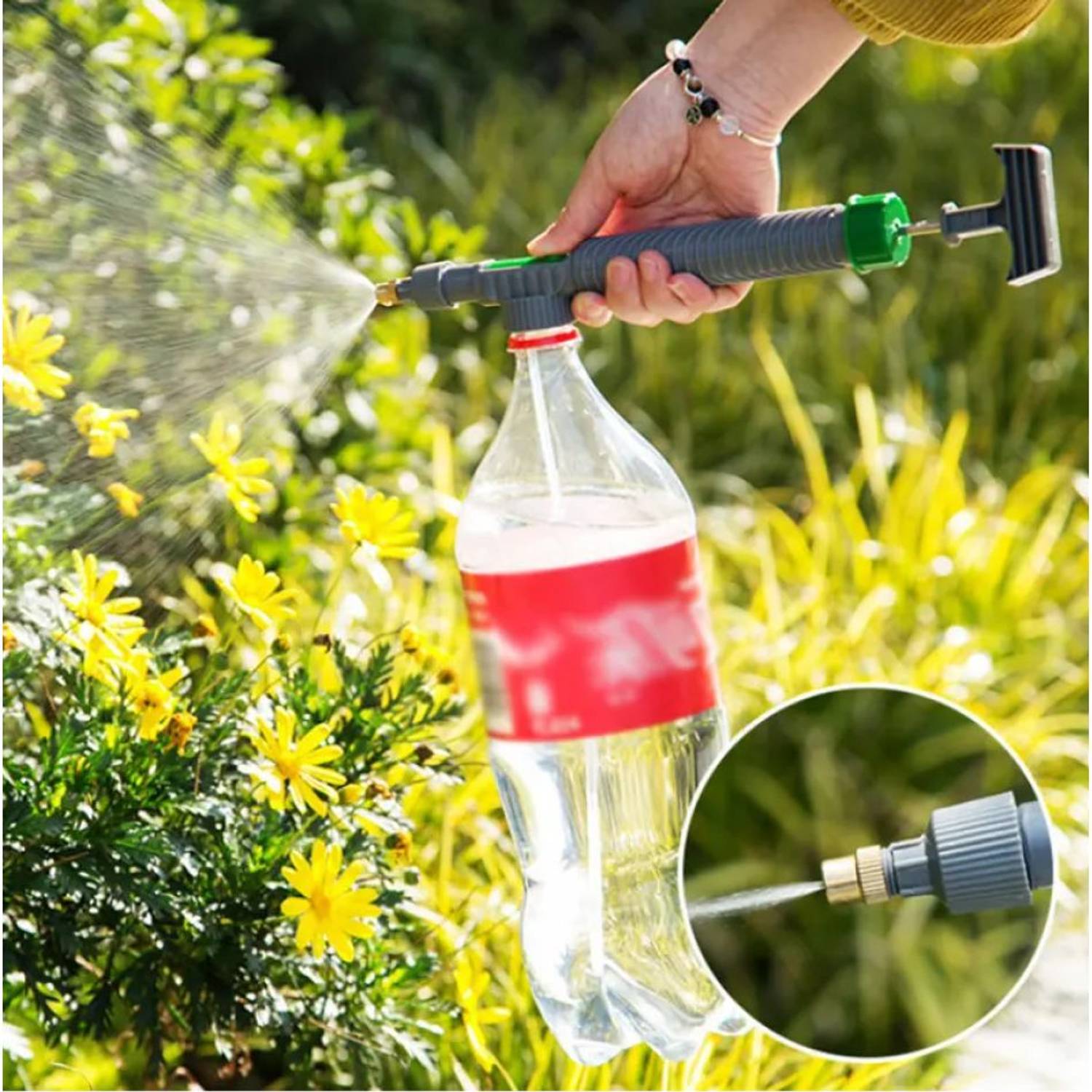Pressure Washer Gun for Cleaning Plants, Spraying Liquid Vitamins, Ideal for Daily Use on Stones, Outdoor Furniture, and Hard-to-Reach Areas