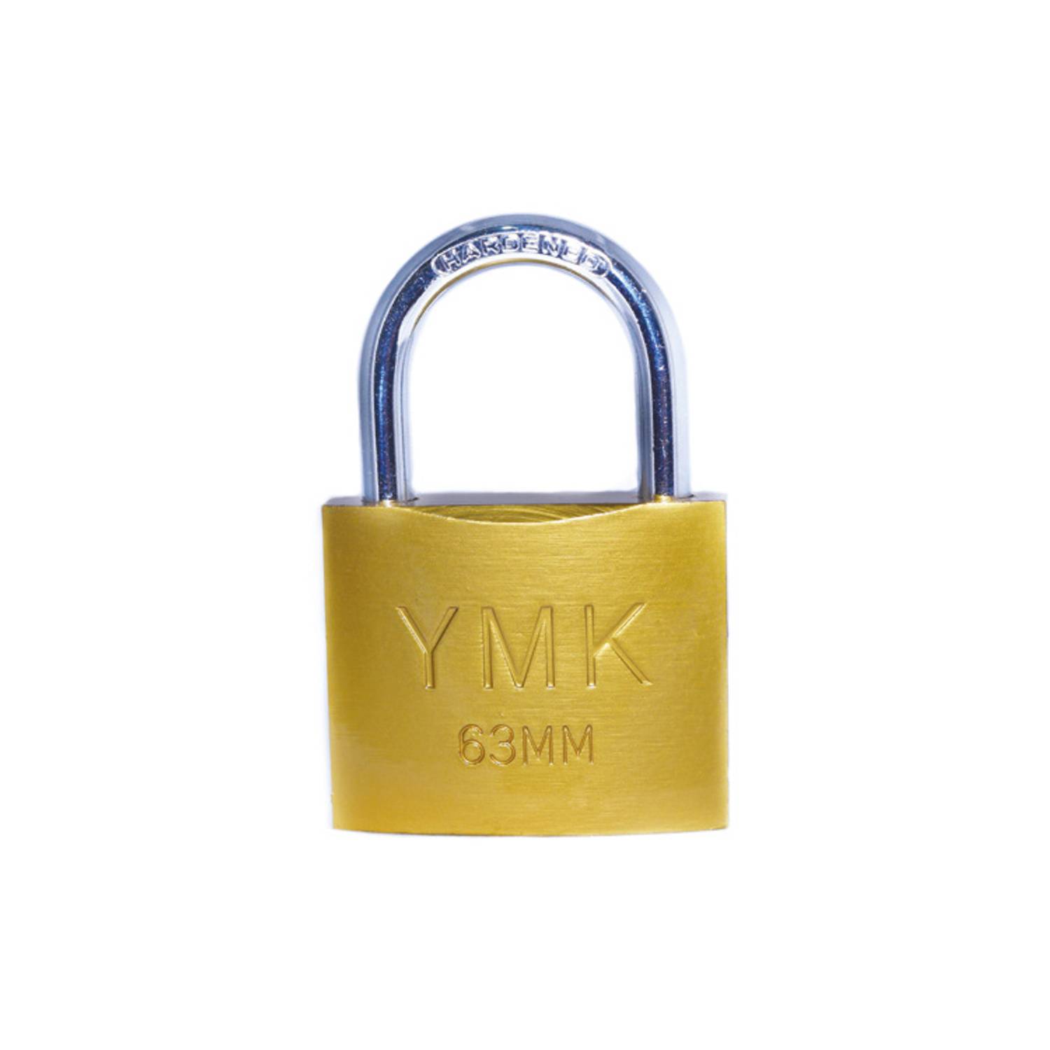 Экономичный жёлтый висячий замок с коротким крючком 20мм для защиты мелких вещей