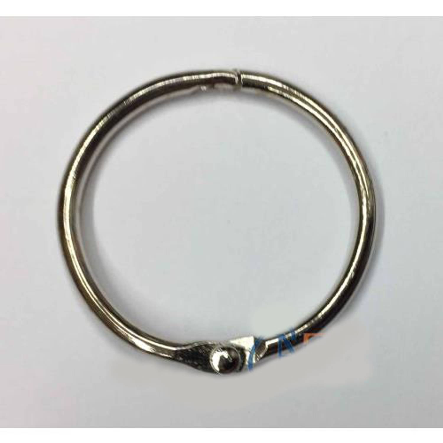 حلقة دائرية قابلة للإغلاق، 2.5 سم - 100 قطعة، مصنوعة من سبائك معدنية عالية الجودة، ملائمة للمشاريع الحرفية وصناعة المجوهرات