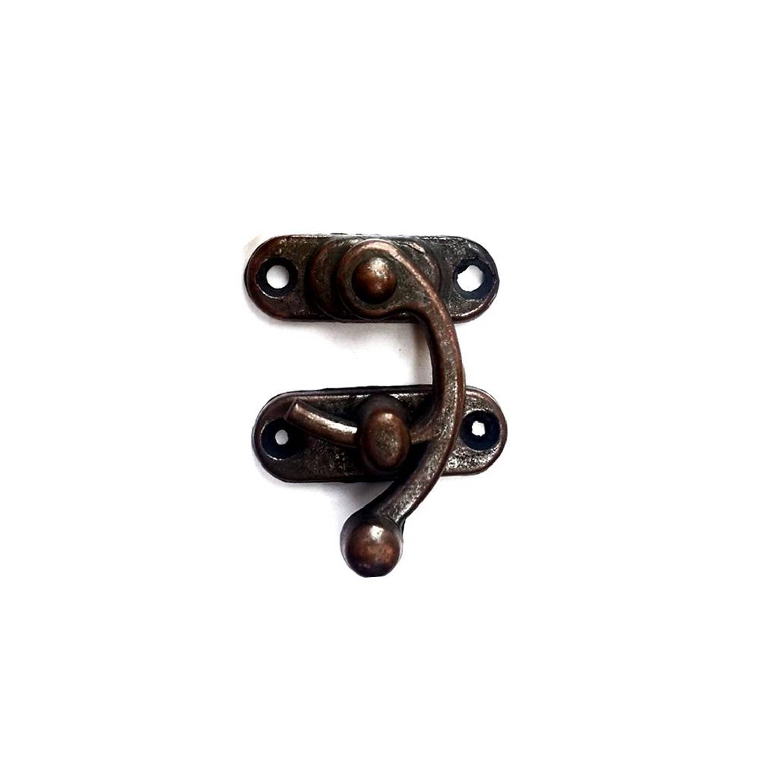 مشبك عتيق لعلب خشبية - 100 قطعة، حجم 20x24 مم، لتثبيت الأجزاء الصغيرة بقوة وسهولة في الاستخدام