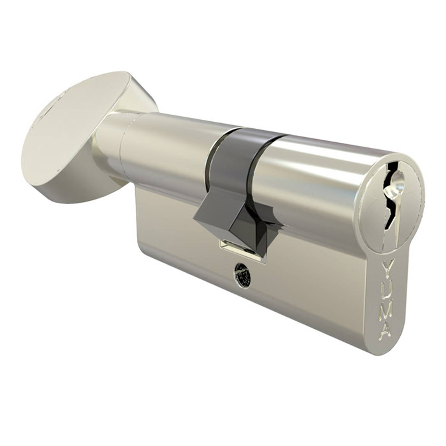 قفل باب يما 41 مم بتصميم ستيت من السيراميك مع مقبض يوفر أماناً إضافياً وأداءً طويلاً للوقت