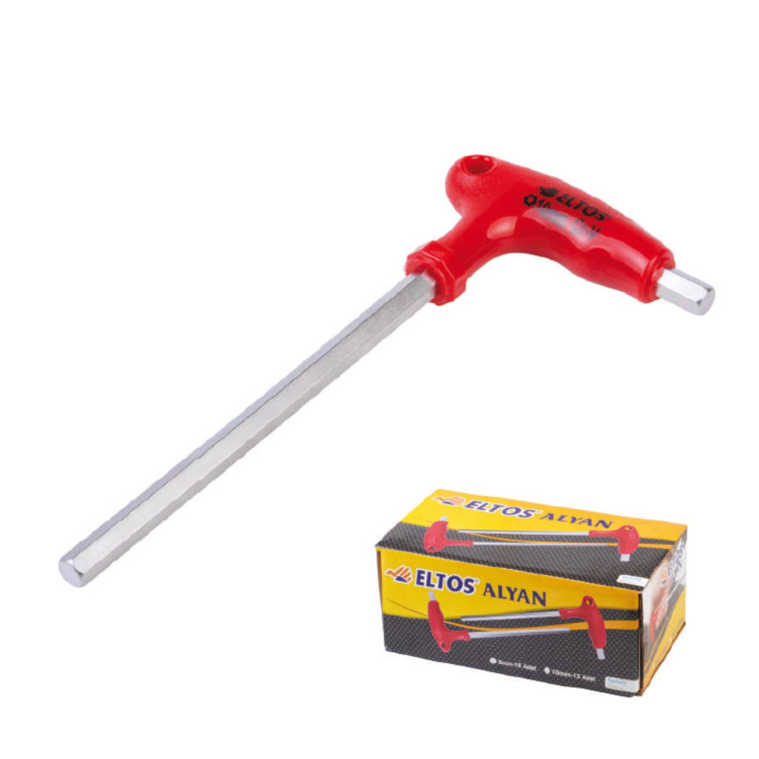 Ключ Eltos 10 мм T-подібний з 6 гранями для меблевого монтажу та ремонту