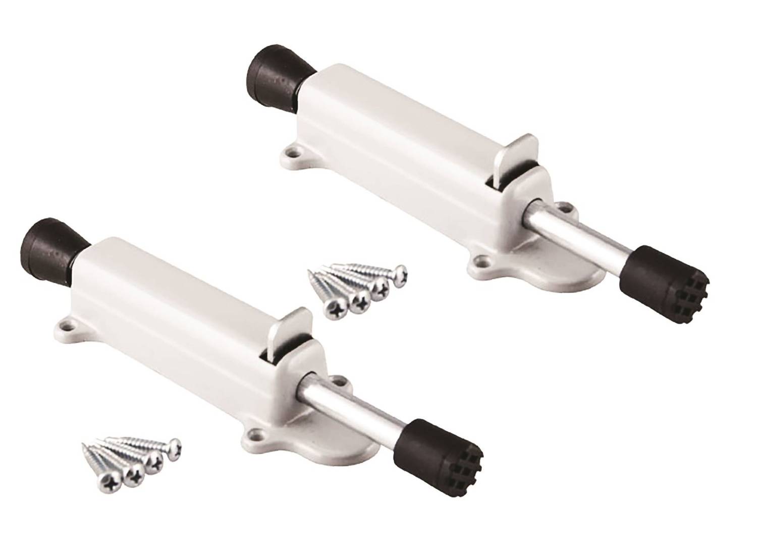 داعم باب بلا ضرورة للضغط، لون أبيض، تصميم حديث وعملي، يحافظ على السلامة، سهل التركيب، 1 قطعة