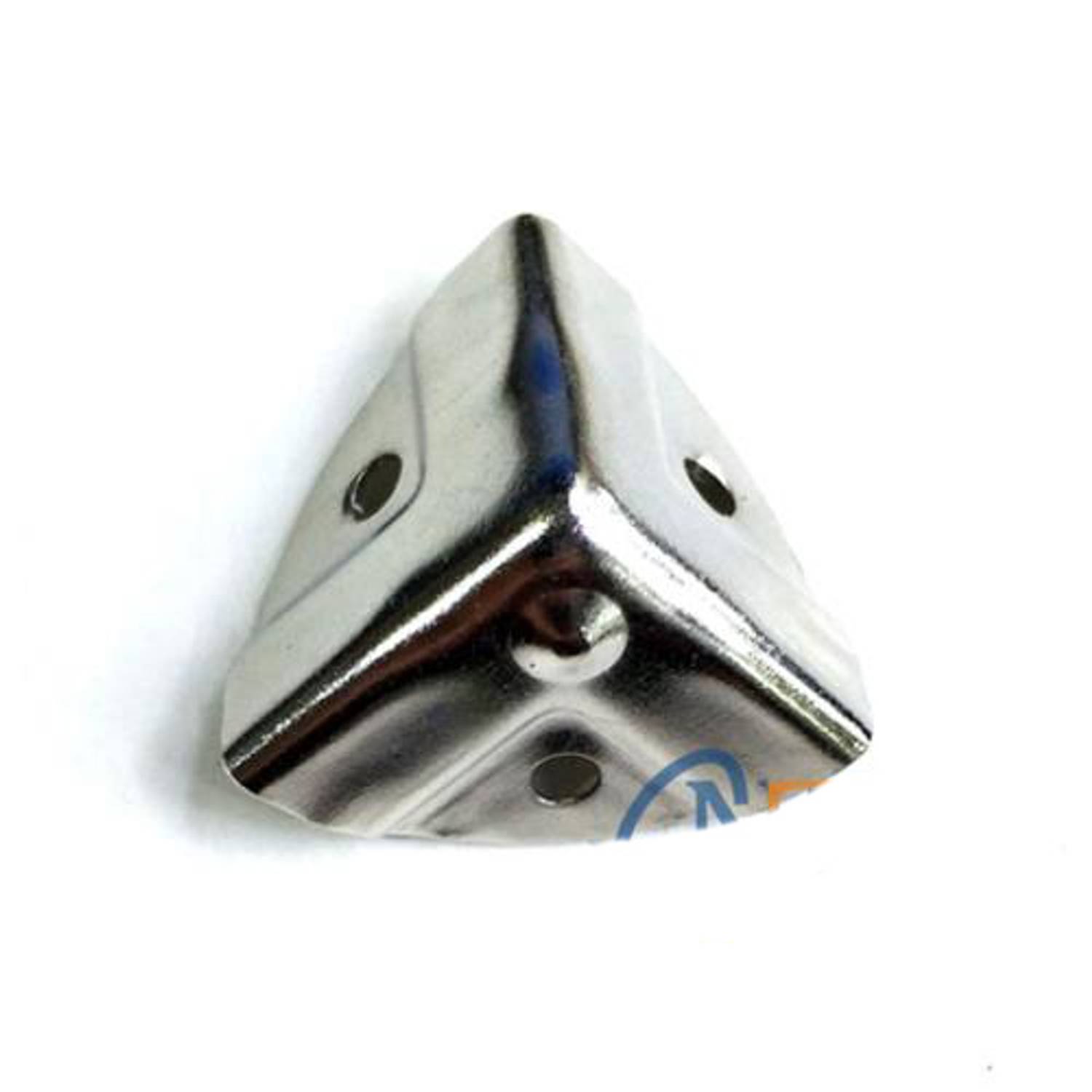 Декоративні кути для коробок 35x22 мм, малий, нікель, 100 штук, для підсилення та прикраси дерев'яних ящиків та хобі проектів