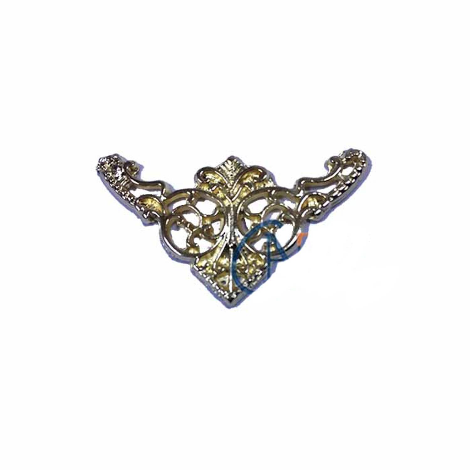 Декоративный уголок, маленький, 19x34 мм, желтый, 100 штук - стильное решение для акцента на углах и защиты деталей интерьера