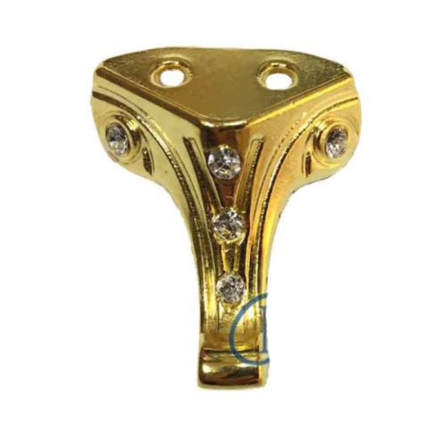 Модні дерев'яні ніжки для скриньки з камінням, висота 3,5 см - жовті, 50 штук, ідеально підходять для меблевих і декорувальних проектів