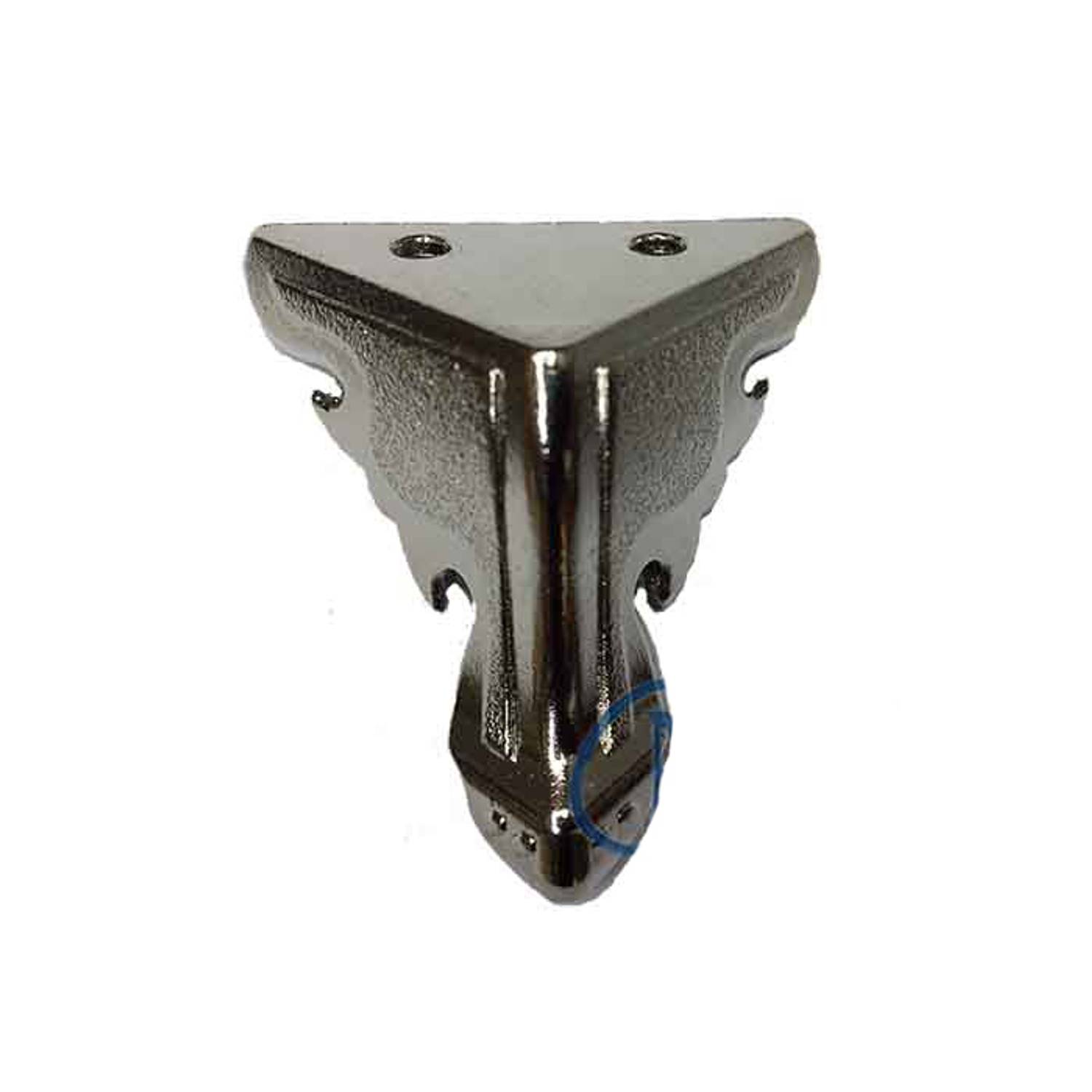 أقدام صناديق الفراشة، ارتفاع 3.5 سم - مغطاة بالنيكل، 50 قطعة، مثالية للديكورات والمشاريع الحرفية واستعادة الأثاث