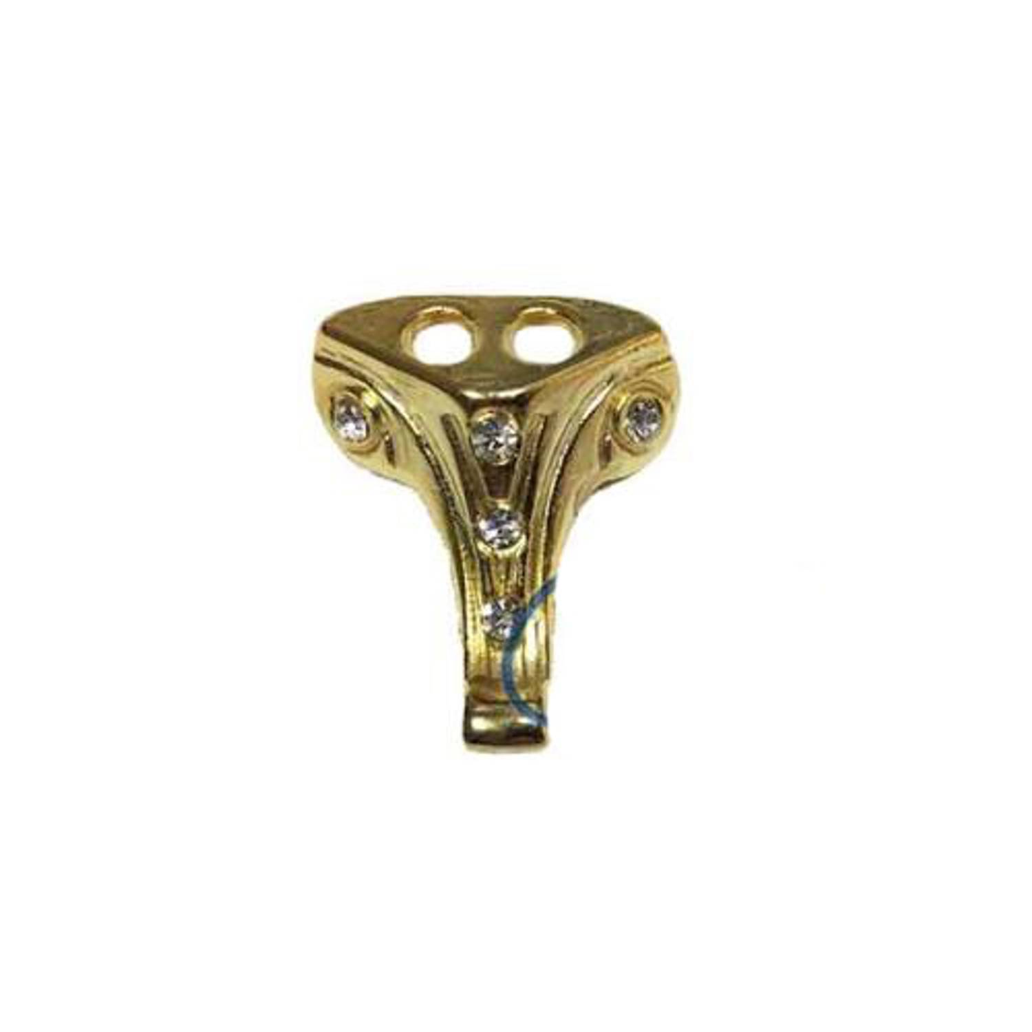 Модульные деревянные ножки для ящиков с камнями, 1,5 см - желтые, 100 штук для мебели и декора