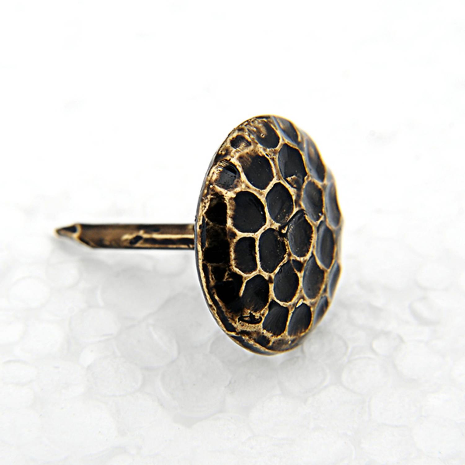 Febko - Винтажная антикварная пуговка / скоба 16 мм 15 шт