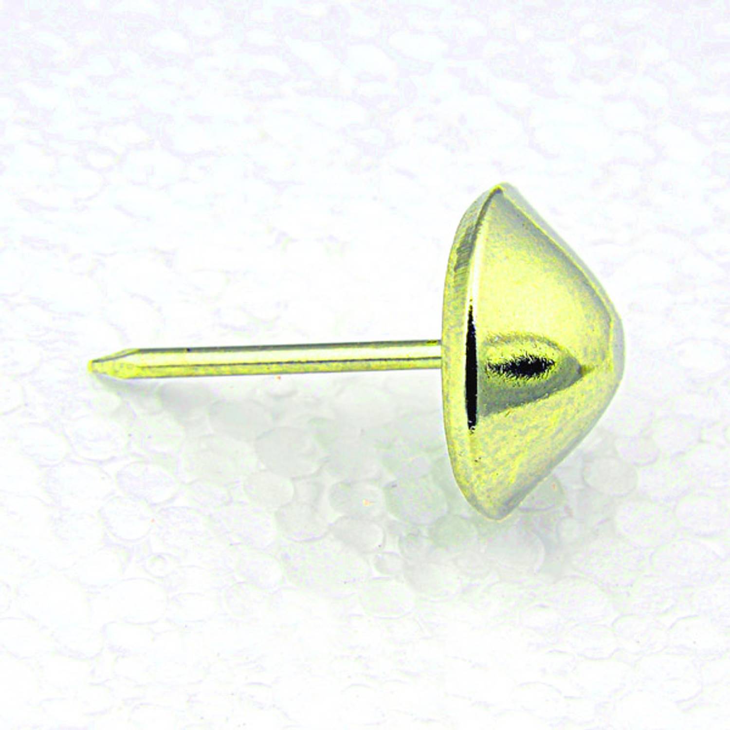 Febko - Золотий блискучий конусний шпилька 16 мм 300 шт, декоративний та функціональний для ремонту та оформлення інтер'єру