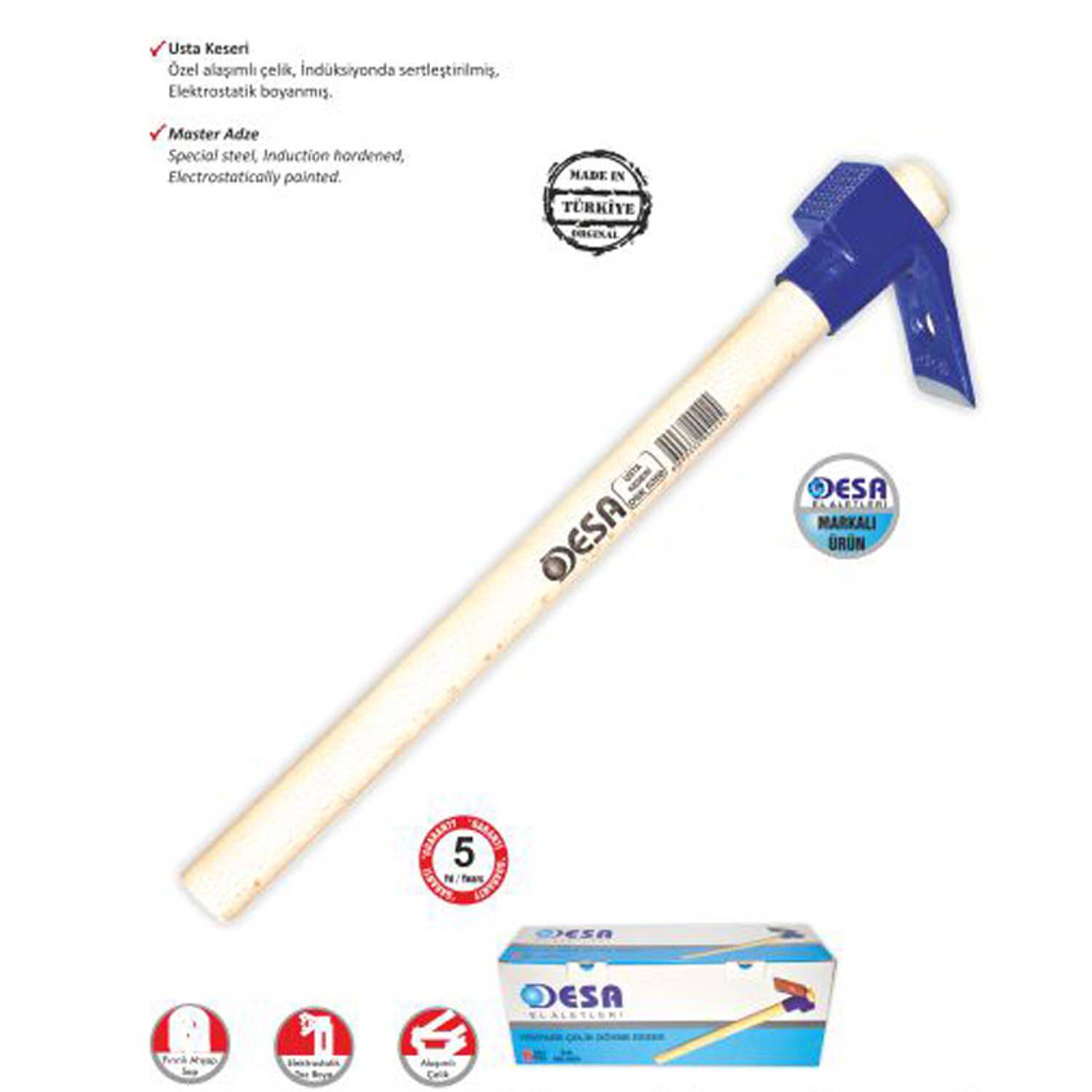 مقص نجار يدوي مُلوّن من ديسا لتحسين الأعمال الخشبية بأعلى جودة ومتانة وتصميم أنيق مع مقبض خشبي مريح للاستخدام