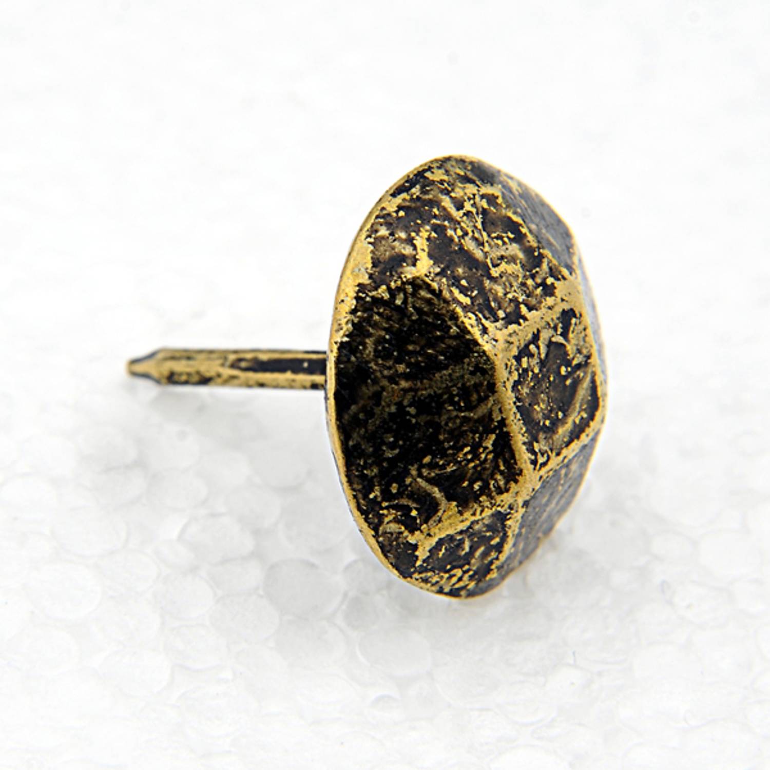 Febko - Античний п’ятикутний рапід для декору 16 мм, 15 штук, металевий із вінтажним оздобленням для естетичних проектів