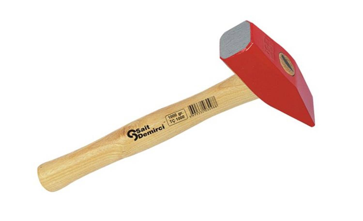 Стальной молоток Sait Demirci с покрытием, 250 г: прочный, эргономичный, идеален для дома и мастерской, устойчив к коррозии и повреждениям