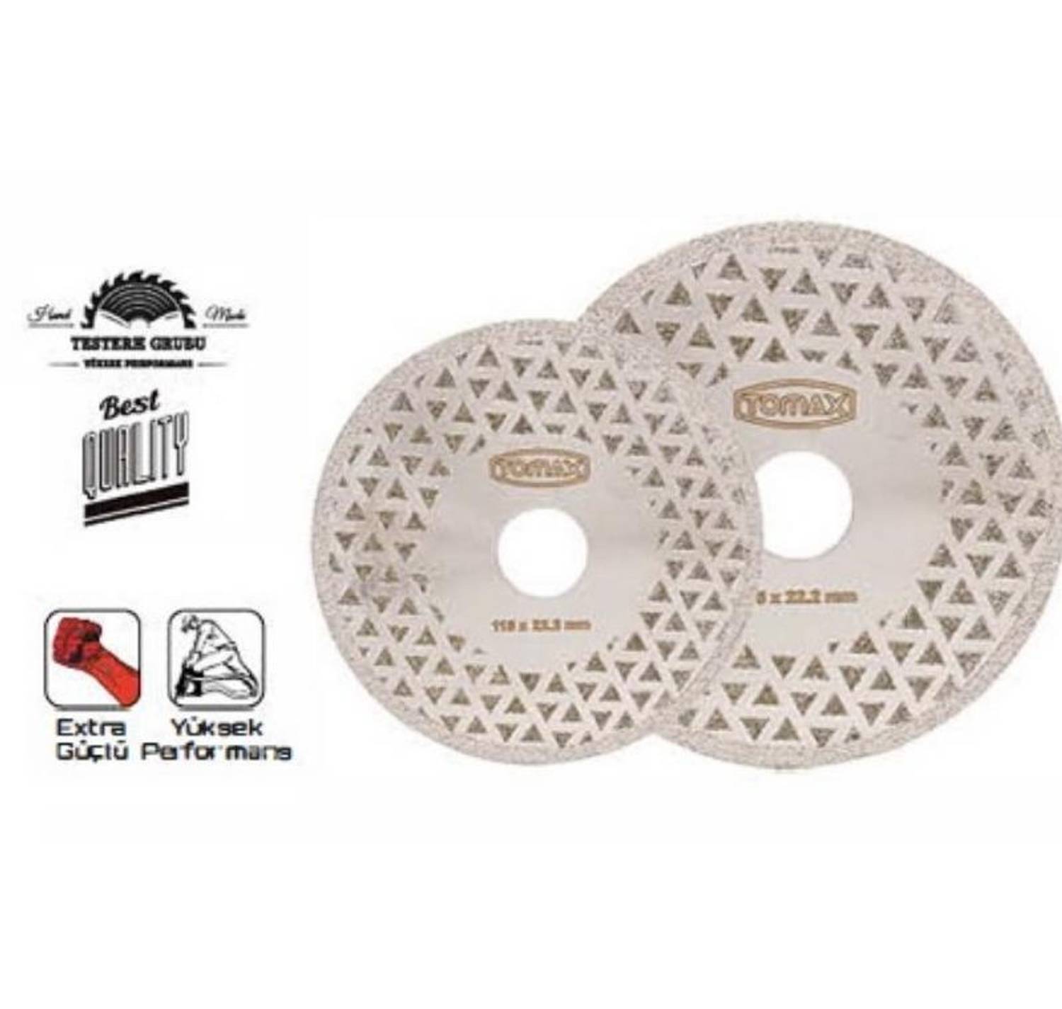 قرص قطع الماس الكهربائي مع فلانش - 180 مم لقص الرخام والجرانيت والسيراميك